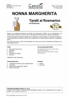 Taralli Rosmarin 250g